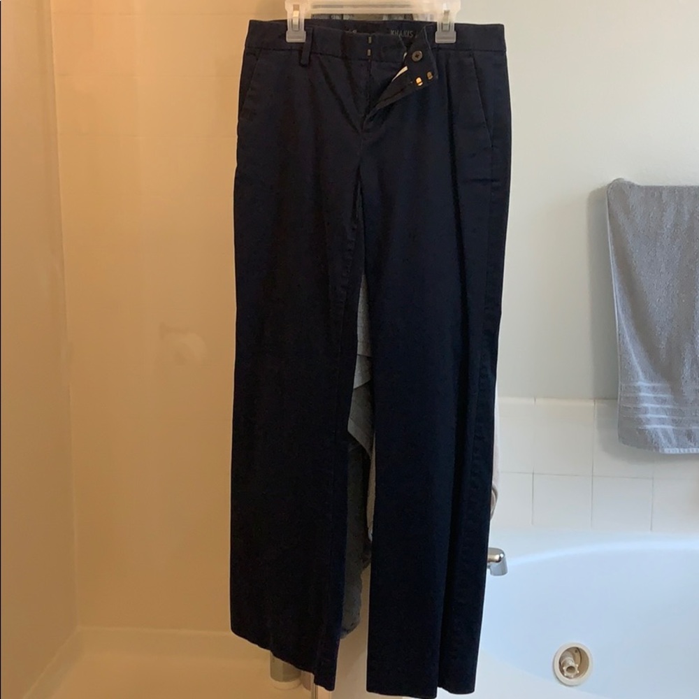 Navy khakis